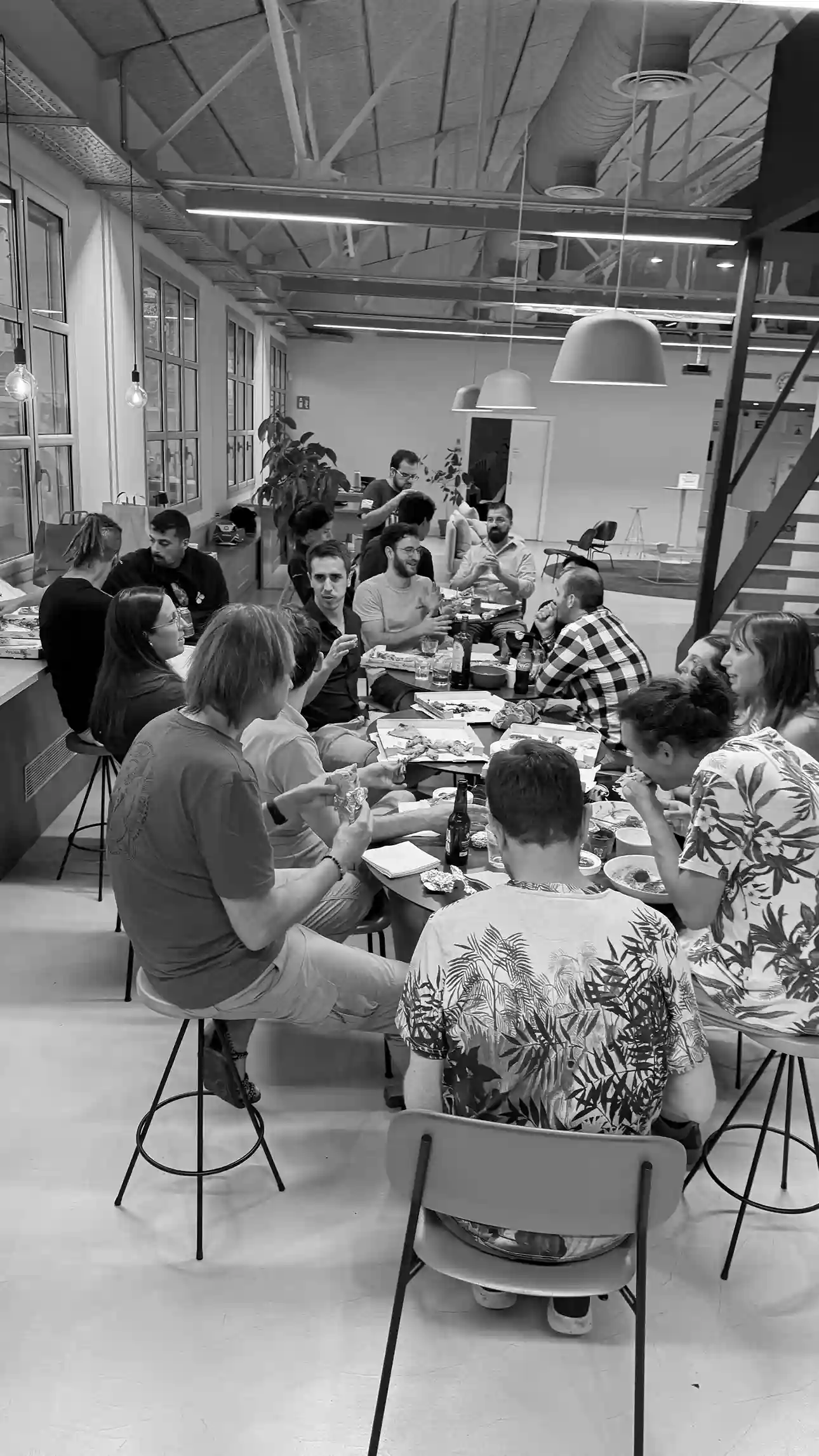 Team collaboration at Clovr Labs